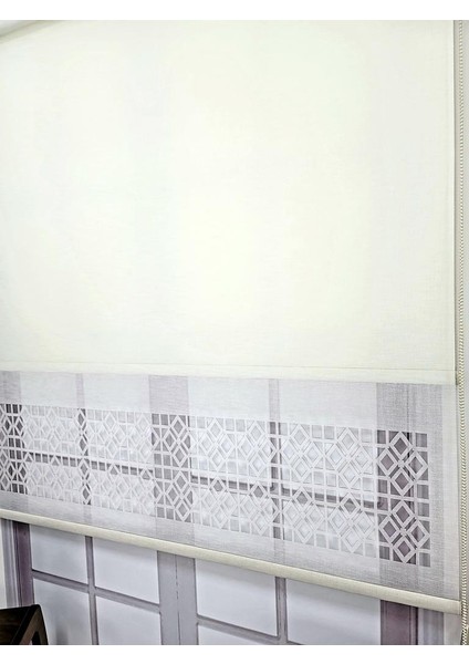 Çift Mekanizmalı Lazer Kesim Tül ve Stor Perde MLT1050 fırsatları