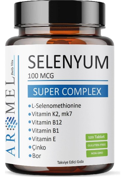 Selenyum 100 Mcg Super Complex 120 Tablet