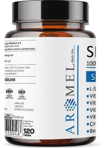 Selenyum 100 Mcg Super Complex 120 Tablet fiyatları