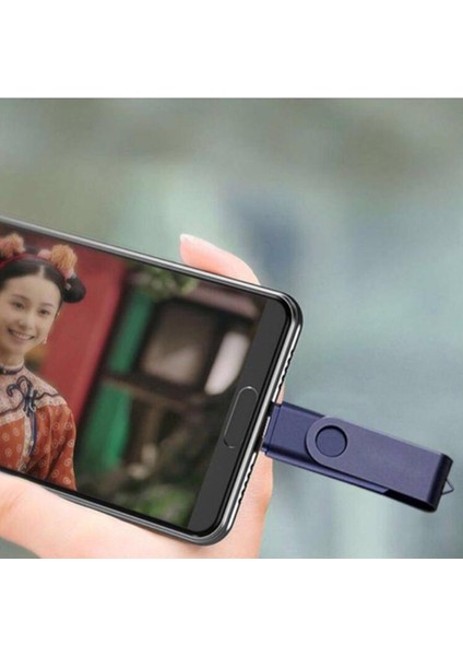 32 GB USB 2.0 Cep Telefonu ve Bilgisayar Için Çift Kullanımlı U Disk - Siyah (Yurt Dışından)