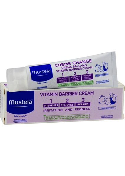 Vitamin Bariyer Pişik Önleyici Krem - Vitamin Barrier 1-2-3 Cream 50 ml Yeni Tarihli