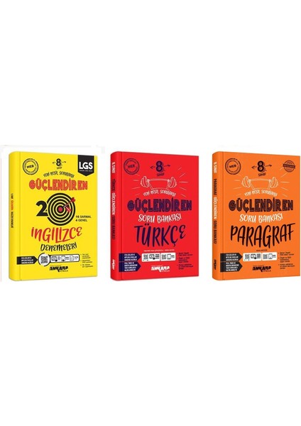 8.Sınıf LGS 20'li Ingilizce Güçlendiren Deneme - Güçlendiren Soru Bankası Türkçe - Paragraf