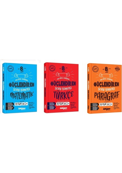 8.Sınıf Güçlendiren Soru Bankası Matematik-Türkçe - Paragraf