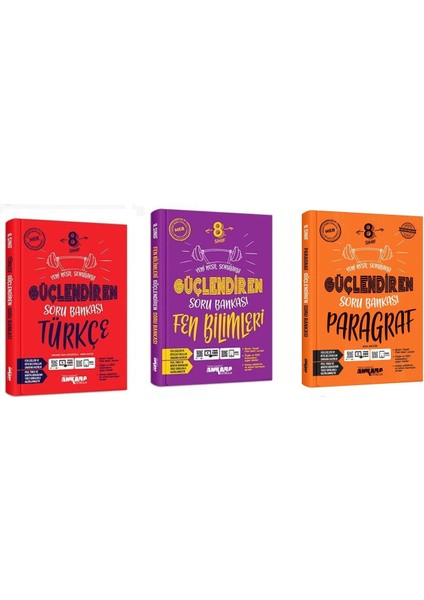 8.Sınıf Güçlendiren Soru Bankası Türkçe-Fen Bilgisi - Paragraf