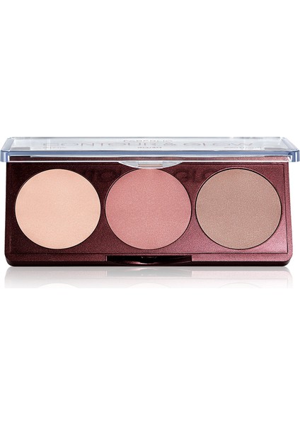 Glam Team Yüz Şekillendirici Palet Contour&glow - Pembe Işıltı