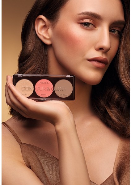 Glam Team Yüz Şekillendirici Palet Contour&glow - Pembe Işıltı