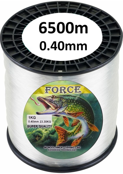 Force 6500M 0.40MM Bobin Misina Çekeri 23.30KG Beyaz