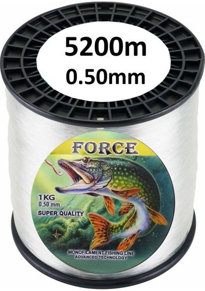 Force 5200M 0.50MM Bobin Misina Çekeri 33.06KG Beyaz
