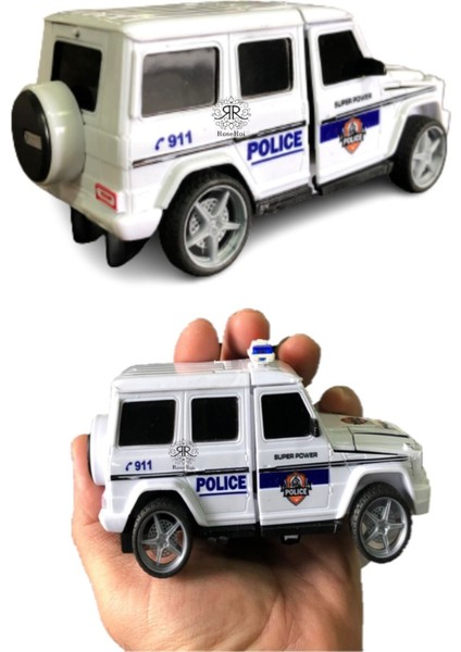 Oyuncak Jeep Wrangler Ur Polis Aracı Dönüşebilen Transformers Robot Jeep