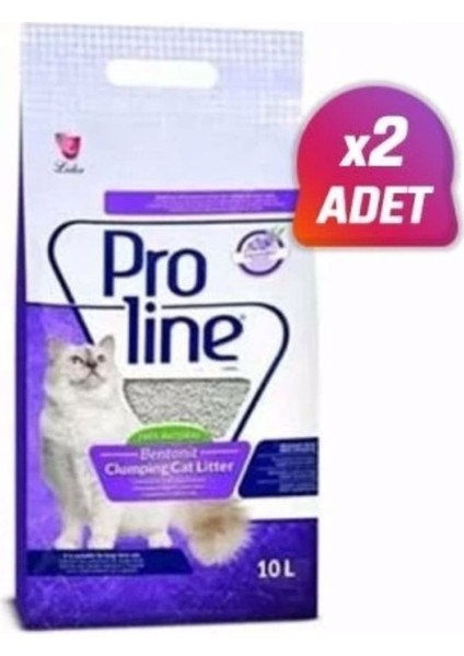 Lavanta Kokulu Topaklaşan Kedi Kumu 10 Lt (2 Adet) Badestore