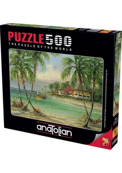 3616 Anatolian Palmiye Manzarası / 500 Parça Puzzle