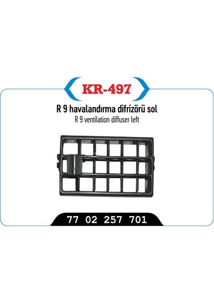 Havalandırma Dıfrızoru Sol - (Renault: R9)