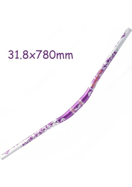Dağ Bisikleti Bisiklet Gidon Yokuş Aşağı Bisiklet Yükseltici Bar 31.8mm 720MM / 780MM Mor 780MM (Yurt Dışından) indirimleri