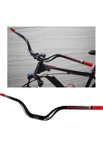 720MM 780MM Dağ Bisikleti Gidon Mtb Riser Bar 31.8mmextra Uzun Yükseltici Bar 720MM Kırmızı (Yurt Dışından) modelleri