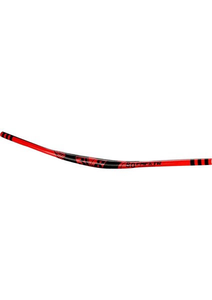 Hafif Dağ Bisikleti Gidon 31.8mm Yol Bisiklet Yükseltici Bar Bmx Parçaları 780MM Kırmızı (Yurt Dışından)