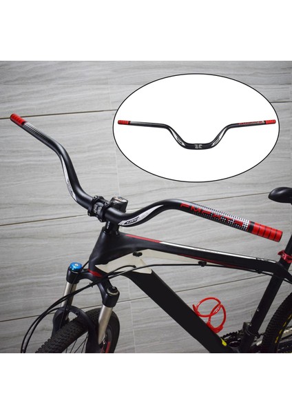 Dağ Bisikleti Gidon 31.8mm Bisiklet Ekstra Uzun Yükseltici Bar Dh Hi-Riser Bölüm 780MM Kırmızı (Yurt Dışından) modelleri