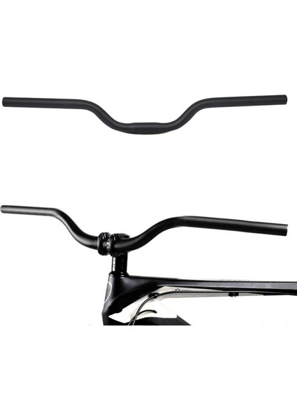 Dağ Bisikleti Gidon 25.4mm Riser Bar Dh Yokuş Aşağı Bisiklet Fit 22.2mm Dia 600MM 50MM (Yurt Dışından) modelleri