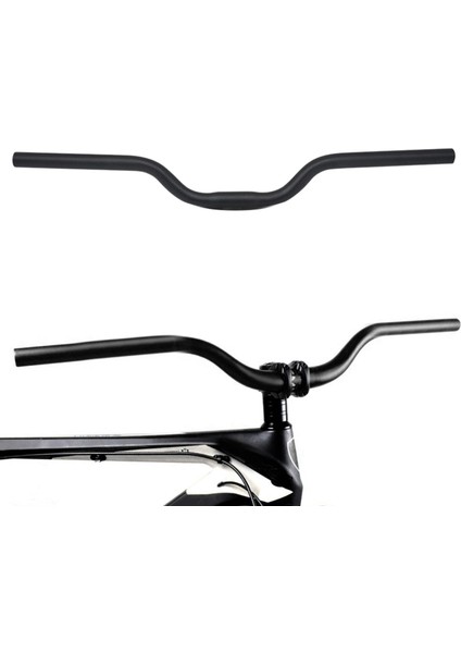 Dağ Bisikleti Gidon 25.4mm Riser Bar Dh Yokuş Aşağı Bisiklet Fit 22.2mm Dia 600MM 50MM (Yurt Dışından) indirimleri