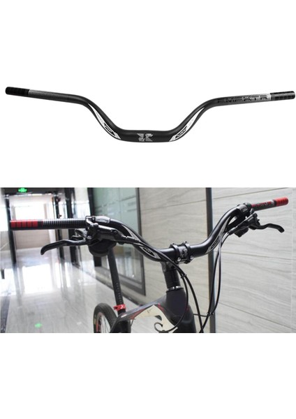 720MM 780MM Dağ Bisikleti Gidon Mtb Riser Bar 31.8mmextra Uzun Yükseltici Bar 720MM Siyah (Yurt Dışından) modelleri