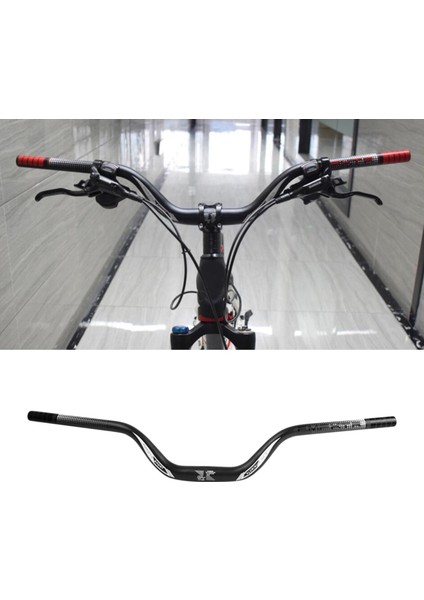 720MM 780MM Dağ Bisikleti Gidon Mtb Riser Bar 31.8mmextra Uzun Yükseltici Bar 720MM Siyah (Yurt Dışından) fırsatları