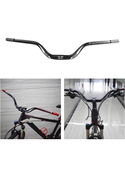 Dağ Bisikleti Gidon 31.8mm Bisiklet Ekstra Uzun Yükseltici Bar Dh Hi-Riser Bölüm 720MM Gümüş (Yurt Dışından) indirimleri