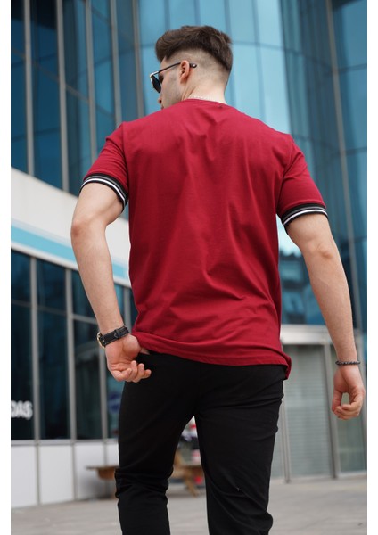 Bordo Basic Erkek Tişört