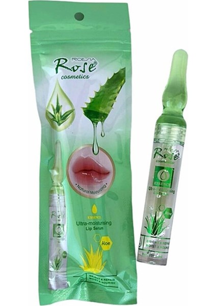 Aloe Vera Özlü Ultra Nemlendirici Etkili Dudak Parlatıcı & Ultra Moisturising Lip Serum 5 ml