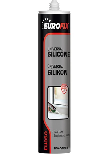 Eurofix Beyaz Silikon 280GR