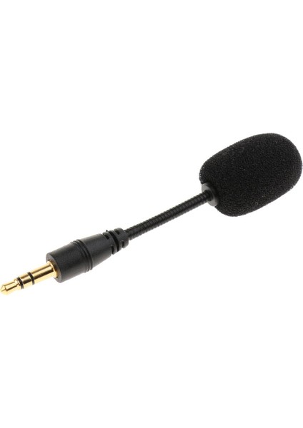 Yaka Mini Mic 3.5mm Cep Telefonu Pc Için Kayıt 3 Stereo Düz Kafa 3.5mm 3 Stereo Düz Kafa (Yurt Dışından)