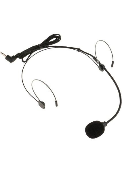 Profesyonel Çift Kulak Kanca Kulaklık Headworn Mikrofon 3.5mm 3.5mm Dik Açı (Yurt Dışından) indirimleri