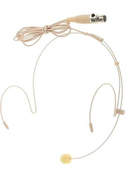 Earhook Mini Xlr Kulaklık Mikrofon Parçaları Bej 3pin Için Kafa Monte (Yurt Dışından) modelleri