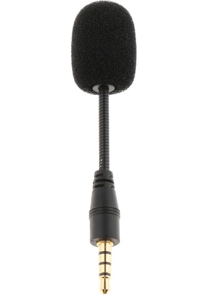 3.5mm Mini Condenser Mic Smartphone Mıc Kayıt Için 4 Kutup Pin Düz Kafa 3.5mm 4 Kutuplu Pin Düz Kafa (Yurt Dışından) fiyatları
