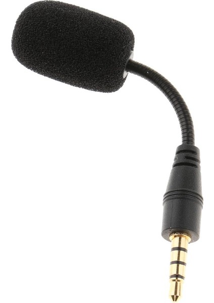3.5mm Mini Condenser Mic Smartphone Mıc Kayıt Için 4 Kutup Pin Düz Kafa 3.5mm 4 Kutuplu Pin Düz Kafa (Yurt Dışından) fırsatları