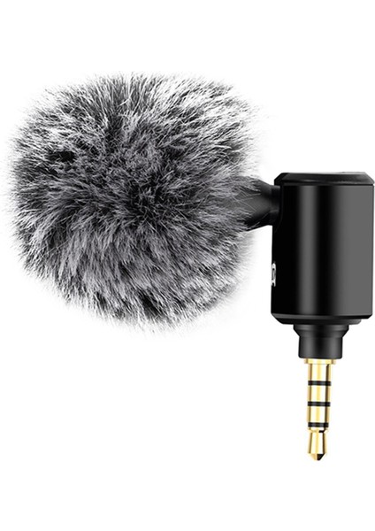 Condenser Mikrofon Telefon Mikrofonu Vlogging Aksesuarları Için 3.5mm (Yurt Dışından)