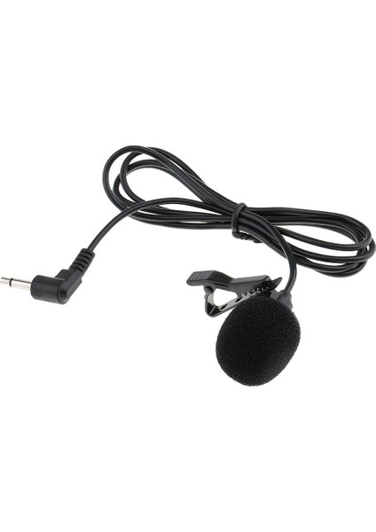 3.5mm Mono Dik Açı Lavalier Yaka Kravat Mikrofon Tek Yönlü Mikrofon 3.5mm Dik Açı (Yurt Dışından)
