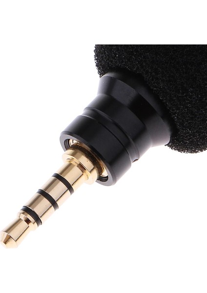 Mini 3.5mm Mikrofon Cep Telefonu Smartphone Dizüstü Siyah Için Siyah (Yurt Dışından) fırsatları