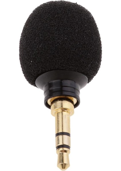 Mini 3.5mm Stereo Ses Mike Megafon Mikrofon Sünger Kol 3.5mm Stereo Fiş Siyah (Yurt Dışından) fiyatları