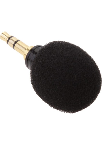 Mini 3.5mm Stereo Ses Mike Megafon Mikrofon Sünger Kol 3.5mm Stereo Fiş Siyah (Yurt Dışından) indirimleri