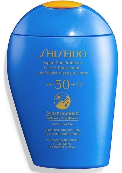 Suya ve Isıya Dayanıklı, Iz Bırakmayan Güneşe Karşı Koruyucu Losyon SPF50+ 150 ml