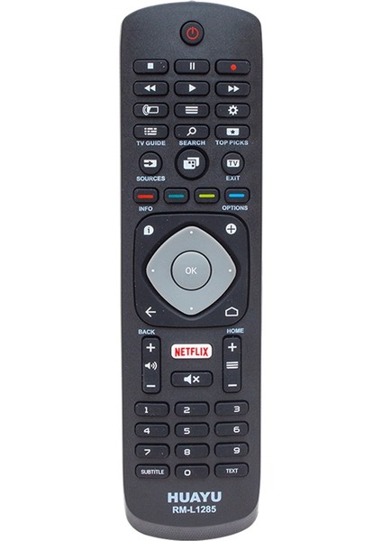 Philips Uyumlu 3D Smart LED Tv Kumanda RM-L1285 Netflix Tuşlu