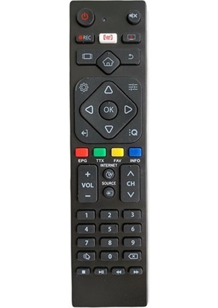 Sunny Uyumlu CRS-300AT Axen AX65LEDA71-TNR AX32DAB13 Android Smart LED Tv Kumanda Live Tv Tuşlu