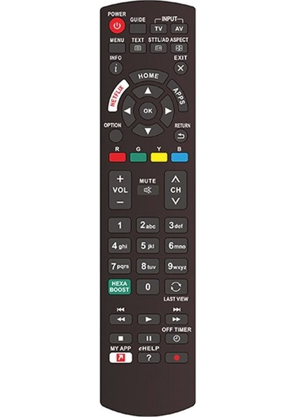 Panasonic Uyumlu RM-L1378 Netflix Tuşlu LCD LED Tv Kumanda