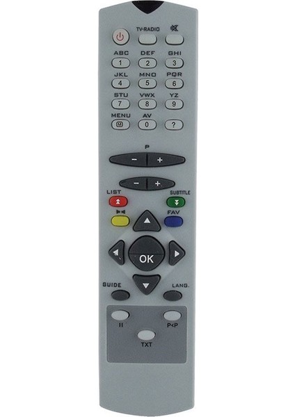 Vestel Uyumlu Seg 5000 Fta 840-5840-VESTEL Codebox 25100-25200 Teletextli Uydu Alıcı Kumandası