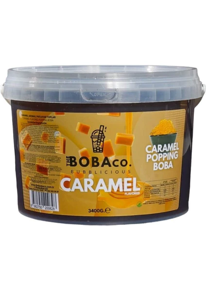 The Boba Co Bubble Tea Boba – Karamel / Caramel 3,4 kg