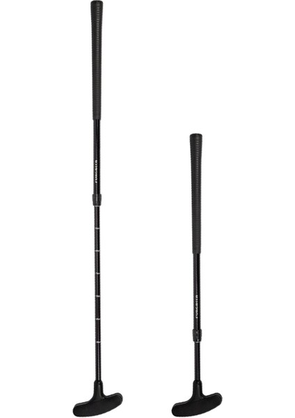 Ayarlanabilir Solak Sağlak Golf Putter Premium Kavrama Iki Yönlü Atıcı Siyah (Yurt Dışından)