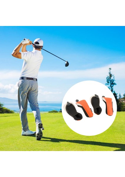 4x Kalın Golf Hibrid Kulübü Kafa Değiştirilebilir No.tag Kafa Kapak Turuncu ile Kapakları (Yurt Dışından) modelleri