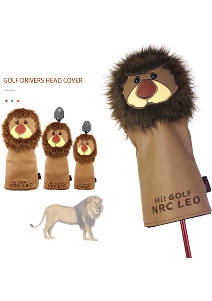 Sevimli Golf Ahşap Kapak Sürücü Fairway Ahşap Kulübü Headcover 1 3 5 Ut Kulübü Kapakları 1 35X17 cm (Yurt Dışından) fiyatları