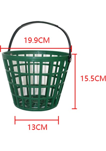 Katı Kırılmaz Golf Topu Sepet Plastik Golf Aralığı Kova Kolu ile 50 Top Tutar (Yurt Dışından) indirimleri