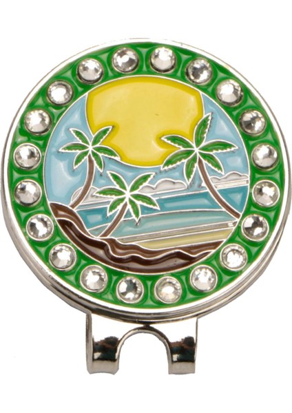 25MM Golf Tüm Markerler Şapka Klip Anti-Pas Konum Işareti Işareti Giveaways B (Yurt Dışından)