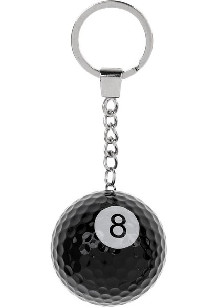Golf Topu Anahtarlık Araba Anahtarlık Golf Hediye Sevimli Çanta Charm Çanta Kolye Bilardo (Yurt Dışından)